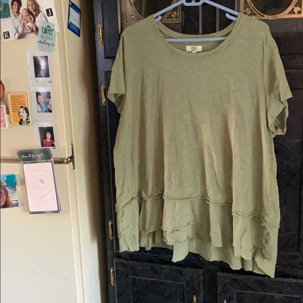 Olive green T-shirt
